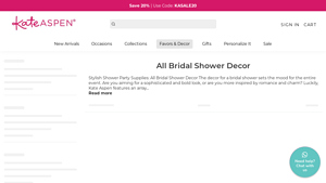 Kate Aspen - Stylish Bridal Shower Decor
