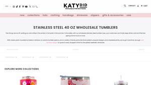 Katydid - Stainless Steel 40 oz Tumblers