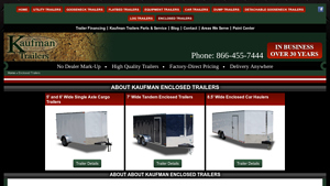 Kaufman Trailers - Enclosed Cargo and Car Haulers