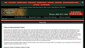 Kaufman Trailers - Utility, Gooseneck, and Equipment Trailers