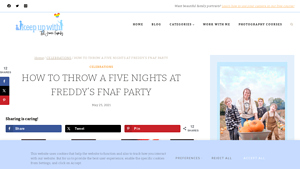 Keep Up With The Jones Family - FNAF Party Supplies
