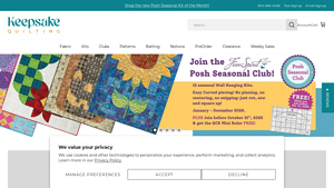 Keepsake Quilting - Posh Seasonal Kit