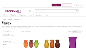 Kennicott - 8 Round Fall Swirl Glass Vase