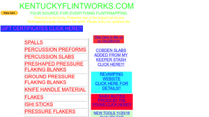 Kentucky Flintworks - Flintknapping Supplies