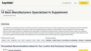 Keychain - Dietary Supplement Manufacturing
