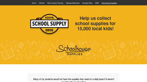 KGW School - School Supply Drive