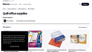 Klarna - Office Supplies Deals