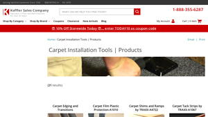 TRAXX - Carpet Installation Tools