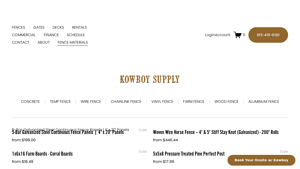 Kowboy Fence - 5-Bar Galvanized Steel Continuous Fence Panels