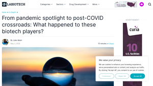 Moderna - COVID-19 & Personalized Cancer Vaccines; BioNTech - COVID-19 & Personalized mRNA Vaccines