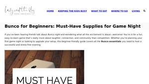 Lady and the Blog - Bunco Game Essentials