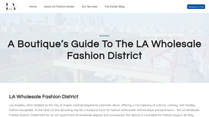 LA Fashion Insider - Wholesale Apparel & Accessories