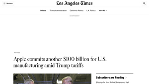 Apple - U.S. Manufacturing Investment