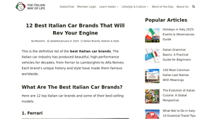Ferrari - Iconic Sports Cars; Alfa Romeo - Luxury Vehicles