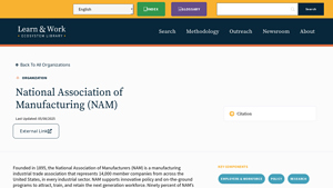 NAM - Manufacturing Ecosystem Library