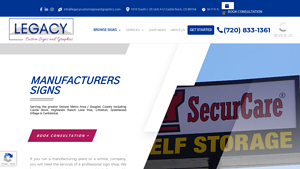 Legacy Custom Signs - Custom Signs for Manufacturers