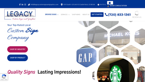 Legacy Custom Signs - Diverse Sign Solutions