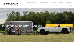 Legend Premium Trailers - Aluminum & Steel Options