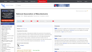 NAM - Advocacy for Manufacturers