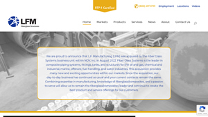 LF Manufacturing - Fiberglass-Reinforced Polymer Solutions