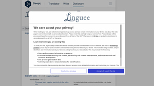 Linguee - Supplies