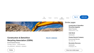 CDRA - Construction & Demolition Recycling