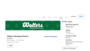 Walters Wholesale Electric - Construction Solutions