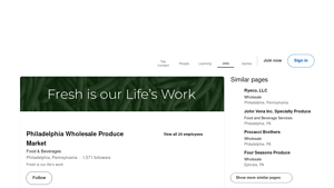 LinkedIn - Wholesale Produce Terminal