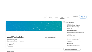 Janal Wholesale Co - Consumer Services