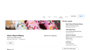 Glenn Wayne Bakery - Food Production