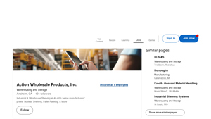 Action Wholesale Products - Storage & Material Handling Solutions
