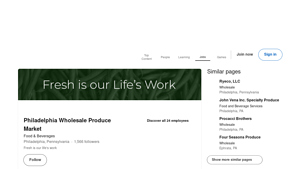 LinkedIn - Wholesale Produce Terminal
