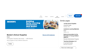 Becker's - Educational Supplies