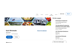 Kohl Wholesale - Grocery Distributor