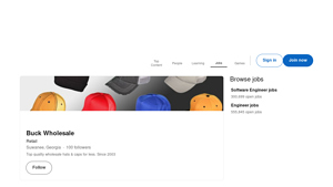 LinkedIn - Wholesale Hats