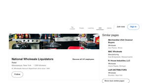 National Wholesale Liquidators - Value Retailer
