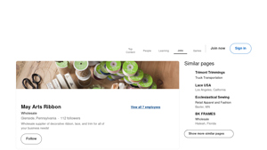 May Arts - Ribbons & Craft Supplies