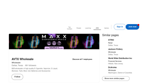 LinkedIn - E-Cigarette & Vaporizer Wholesaler