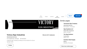 LinkedIn - Comprehensive Sign Solutions