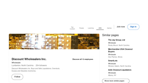 Discount Wholesalers - Liquidation Merchandise