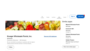 Krueger Wholesale Florist - Floral Distribution