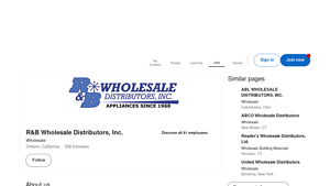 R&B Wholesale Distributors - Wholesale Appliances