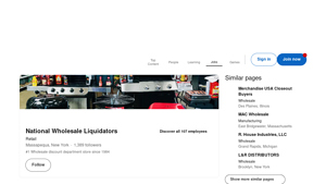 National Wholesale Liquidators - Value Retailer