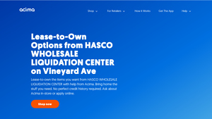 Acima - Lease-to-Own Products