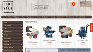 Lone Star Taxidermy - Taxidermy Supplies & Reproductions