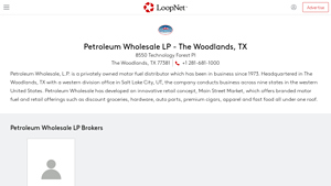 Petroleum Wholesale - Motor Fuel Distribution