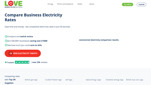 Love Energy Savings - Business Electricity Rate Comparison