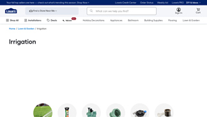 Lowe's - Irrigation Products