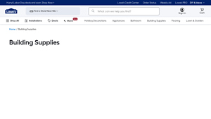 Lowe's - Building Supplies