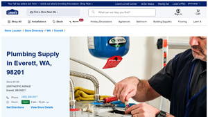 Lowe's - Plumbing Supplies